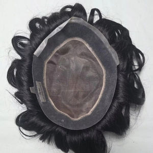 Peluca de Cabello Humano Mono de Calidad Premium Austriaca Taz Hair Bangladesh con Estilo de Ondas Sueltas y Ondas Profundas Naturales - Product Image 1