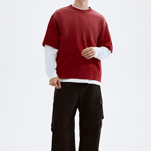Wholesale Double Layer <b>T</b> <b>Shirt</b> for Streetwear Brands with Personalized Designs and Custom Packaging for Retail Collections - Product Image 5