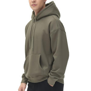 Casual Hoodie For Men's 100% Cotton Top Quality Heavyweight Clothing Streetwear basics cotton blended Hoodie For Men's - Product Image 5