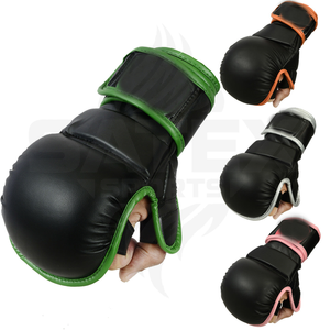 นวมชกมวยอาชีพและนวมฝึกซ้อมมวยไทยแบบผูกเชือกเพื่อการป้องกัน - Product Image 3