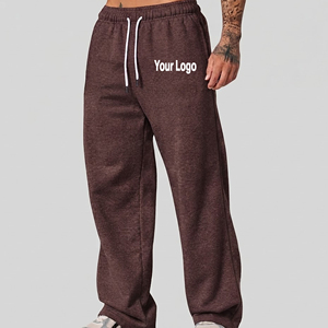 Pantalones Deportivos Casuales de Algodón 100% de Alta Calidad, Corte Recto, Pierna Ancha, Suaves y Holgados para Hombre, Gran Venta - Product Image 1