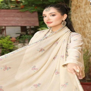 Trajes paquistaníes para mujeres por diseñadores paquistaníes Salwar kameez por Dr Haris Vol ZEENAT vestidos paquistaníes Kurta conjunto para mujeres - Product Image 4