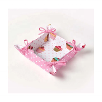 Corbeille à pain en coton et lin de qualité alimentaire durable, point de chaîne 30x30cm, grand rectangulaire, tissu lavable à la chaleur pour les restaurants.