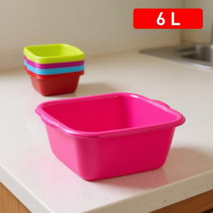 Secchio Quadrato in Plastica da 6L - Categoria Prodotti: Contenitori - Product Image 3