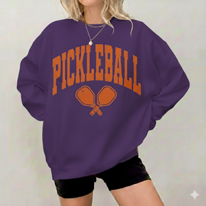 Sweat-shirt oversize tendance pour femme, col montant, en molleton brossé doux, avec logo frontal, coupe décontractée, idéal pour l'hiver - Product Image 6