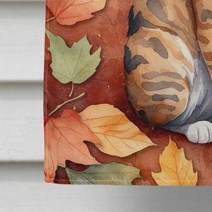 Oregon ใบไม้ร่วงขนาดใหญ่ลายใบแมว Oregon ตกแต่งเสาระเบียงสวนแบบแขวนผนังโพลีเอสเตอร์ขนาดหลายสี - Product Image 4