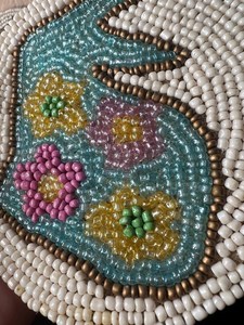 Easter Bunny Beaded <b>Coaster</b> Set Handmade Bunny Drink <b>Coaster</b> Pastel Rabbit Cup Mat Cute Spring <b>Table</b> <b>Coaster</b> Floral - Product Image 5