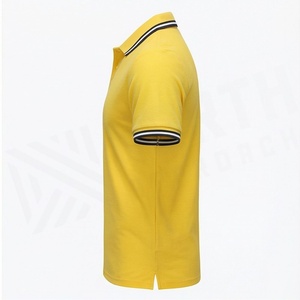 เสื้อโปโลผู้ชายสไตล์ลำลองสำหรับฤดูร้อน ผ้าคอตตอนผสม ใส่สบาย ระบายอากาศได้ดี รับสั่งทำสีและโลโก้ - Product Image 3