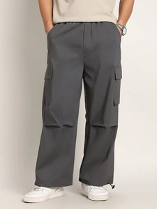Jeans pour jeunes hommes, adultes, professionnels, étudiants, décontractés, bureau, week-end, denim élégant, printemps, écologiques, coupe large, ample - Product Image 1