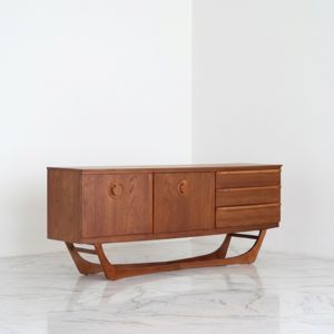 Buffet de salon moderne en teck naturel avec tiroirs de rangement, mobilier de maison, vente en gros, approvisionnement en conteneurs - Product Image 4