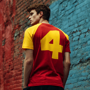 Men's Slim Fit Printed T-Shirts Regular Fit Eco-Friendly 100% Cotton <b>Polyester</b> Printed Tee Shirt Men Summer Printed <b>TShirt</b> Men - Product Image 2