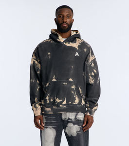 Sudadera con capucha de forro polar para hombre, estilo premium, de invierno, con cremallera de cuarto, diseño vintage, bolsillo bordado, color único, la mejor moda urbana. - Product Image 1
