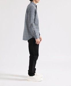 Camisa de Vestir Casual para Hombre, Doble Botonadura, Manga Tres Cuartos, Estampado de Dibujos Animados, 100% Algodón Satinado, Diseño Personalizado ODM, Precio al por Mayor - Product Image 4