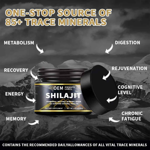 Resina de Shilajit del Himalaya de Marca Privada OEM para Apoyar la Fuerza y la Resistencia en Hombres y Mujeres, Resina de Shilajit Orgánica de 30g de la India - Product Image 5