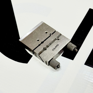 Bloque de corte de acero para biselado de 2.75x2 pulgadas, herramienta profesional para joyeros, bloque de limado, herramienta de corte de uniones Chenier, para ángulos de 45 y 90 grados - Product Image 1