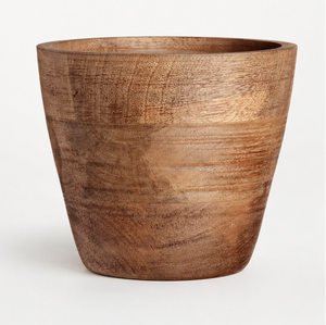 Pot de fleurs écologique en gros, texture bois, pour décoration de jardin intérieur et extérieur, à prix raisonnable - Product Image 3