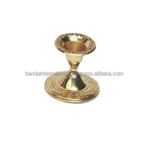 High Quality Brass Table Decorative <b>Candle</b> <b>Taper</b> <b>Holder</b> With Gold Finished For Home Decor For Office Decor - Product Image 1