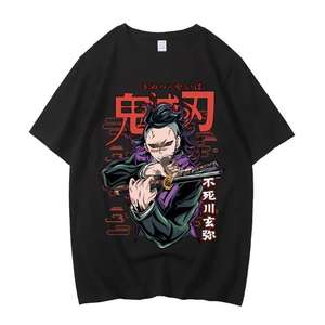 T-shirts Anime de Haute Qualité 2026 en Gros, T-shirts Graphiques Manga Streetwear Oversize Homme Femme, Logo Personnalisé OEM, Fournisseur Coton - Product Image 4