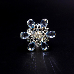 Anillo Clásico de Plata de Ley 925 con Topacio Azul, Joyería Plateada para Mujer, Moda para Bodas - Product Image 4