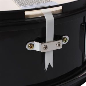 Tamburo professionale 14X5.5 pollici nero rullante con chiave a tracolla per bacchetta, inclusi accessori essenziali - Product Image 3