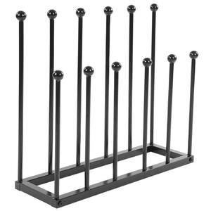 Estantes metálicos irónicos que se mantienen estables incluso con uso frecuente, elegantes estantes que ofrecen un equilibrio perfecto entre resistencia y estilo - Product Image 4