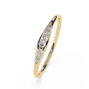 Handcrafted Brilliant Lab Grown Diamond <b>Ring</b> IGI Certification Trendy Style Daily Wear 10K Solid <b>Gold</b> Women Custom Brand Gujarat - Product Image 4