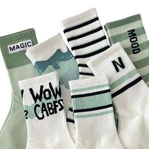 Service OEM, conception personnalisée, chaussettes de sport en coton à séchage rapide, à côtes tricotées sublimées, antibactériennes, avec semelle en tissu éponge, pour l'été - Product Image 4