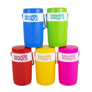 Carafe à eau moderne de 1 L en PP sans BPA, étanche, légère, avec poignée de transport, distributeur de boissons en plastique sûr pour la maison et le bureau - Product Image 6