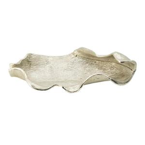 Aluminium Decorative <b>Trays</b> Silver Finish Modern Design Metal <b>Serving</b> <b>Tray</b> For Snacks Drinks Display Home Cafe Supplies Tableware - Product Image 5
