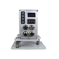 Sensor Jarak Laser Optik Hinson 80m PHR-080200 DC9-32V Paduan Aluminium Pemasangan Baut Gudang CANOpen/TCP/UDP 1072Hz