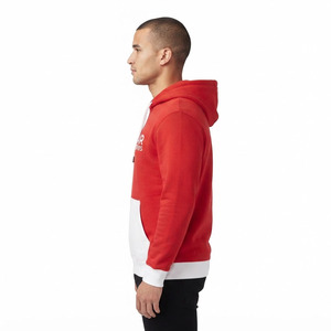 Saar Industries Men's Red <b>Fleece</b> <b>Hoodie</b> with White Pocket and Logo Print Casual Loose Fit Winter Wear Anti-Pilling - Product Image 6