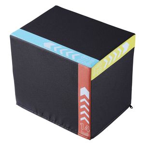 Box Pliometrico in Cotone da 16/14/12 Pollici, Piattaforma Antiscivolo per Esercizi Fitness, Step per Agilità, Box 3-in-1 per Salti - Product Image 6