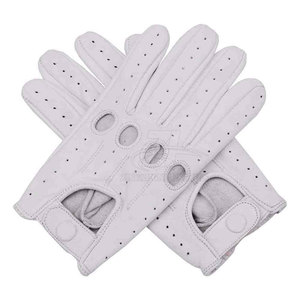 Guantes de conducción con tela suave y flexible que ofrecen un ajuste cómodo, un agarre seguro y un diseño transpirable, adecuados para viajes largos por carretera. - Product Image 4