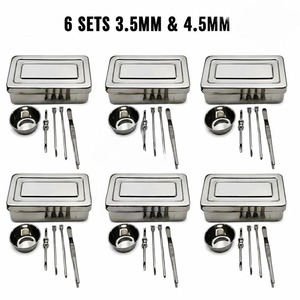 Set de Trócares HRT de 6 Piezas 3.5mm/4.5mm, Kit de Inserción de Pellets para Reemplazo Hormonal, Duradero, Reutilizable, Acero Inoxidable, Pacho Industries High - Product Image 2
