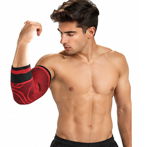 Manchons de protection pour coudes de sport personnalisés pour hommes, légers, en caoutchouc, protection professionnelle, antidérapants, tissu durable, entraînement physique - Product Image 3