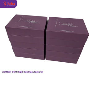 Cajas Rígidas Hechas a Mano con Estampado en Relieve, Laminación Mate, Materiales Reciclables y Biodegradables, Estampado en Lámina Dorada, Personalizables para Regalo - Product Image 1