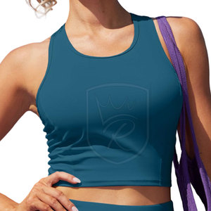 Women Tennis Skirt <b>Set</b> High Waist Pleated Skirt With Matching Sports Top Outfit Breathable Women Tennis Skirt <b>Set</b> - Product Image 6