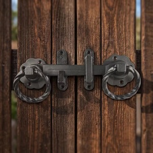 Premium Quality Iron Twisted <b>Gate</b> <b>Latch</b> with Secure Locking Heavy Duty Hardware for Garden <b>Farm</b> Available At Best Price - Product Image 5