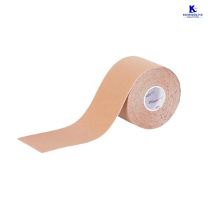 Cinta de kinesiología KStar para alivio del dolor, color beige, cinta elástica avanzada para soporte muscular, para recuperación de lesiones deportivas, cinta de fisioterapia. - Product Image 1