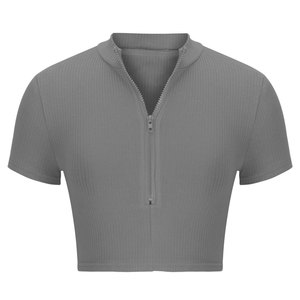 Camiseta Corta Moderna para Mujer con Corte Relajado para Uso Diario, Camiseta Corta para un Look Moderno - Product Image 1