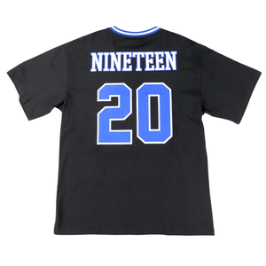 เสื้อยืดโอเวอร์ไซส์ลายฟุตบอล Zeta Phi Beta สีดำสำหรับผู้หญิง พร้อมตัวอักษรกรีก ZPB ผ้าเชนิลล์ ทรงลำลอง เสื้อผ้าสำหรับชมรม - Product Image 2