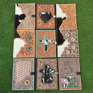 Portafolio de Cuero con Diamante, Carpetas de Gran Capacidad, Estuche Personalizado para Negocios Ejecutivos, Reanudar Padfolio - Product Image 4