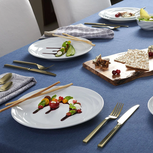 Modern Gold <b>Flatware</b> <b>Set</b> with Mirror Polish Fork Knife Spoon Dishwasher Safe Minimalist Design for Wedding Occasion - Product Image 2