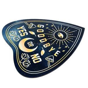 <b>Heart</b> Shape Chakra Pendant Handcrafted <b>Wooden</b> Semi-Precious Stone <b>Crafts</b> Agate Feng Shui Style Carved Engraving Mascot - Product Image 4