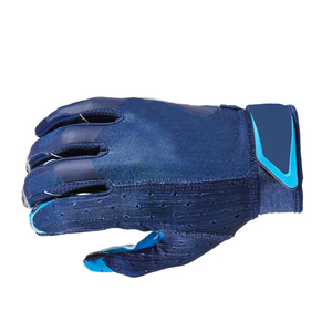 <b>Full</b> Finger Football Gloves Blue Camo Print Non <b>Slip</b> Outdoor Sports Gloves Unisex All Seasons Hook And Loop Closure - Product Image 5