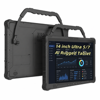 Tableta Industrial Resistente de 14 Pulgadas con Windows, Intel Ultra 5/7 de 14.ª Generación, 16/32 GB de RAM, Pantalla Legible Bajo la Luz Solar de 1000 Nits para Trabajo de Campo