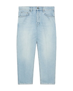 Jeans de Mezclilla para Hombre, Corte Recto, Cintura Baja, Estilo Casual, con Agujeros y Grafitis, de Secado Rápido, para Verano - Product Image 2