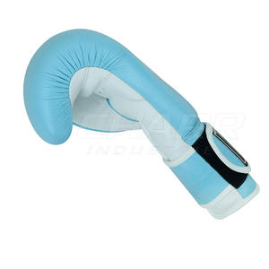 Guantes de Boxeo de Cuero con Correa de Muñeca Ajustable y Cierre de Gancho y Bucle para un Soporte Seguro Durante el Entrenamiento, de Alto Rendimiento para Gimnasio - Product Image 2