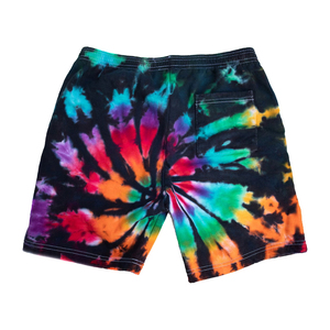 Shorts tie-dye pour homme, été, coton molletonné de haute qualité, longueur genou, respirants, pour la plage - Product Image 2