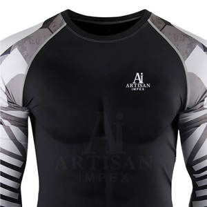 Nueva llegada de Rash Guard personalizado con etiqueta privada en el mejor material, bajo MOQ. - Product Image 4
